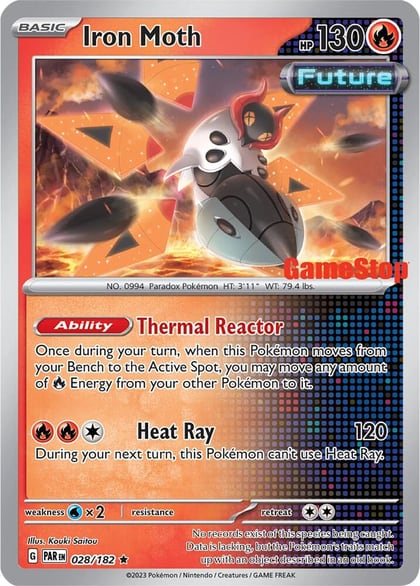 Iron Moth - 028/182 (Gamestop Promo), Miscellaneous Cards & Products 028/182