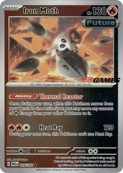 Iron Moth - 028/182 (EB Games Promo), Miscellaneous Cards & Products 028/182