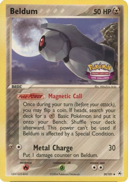 Beldum - 029/101 (Gym Challenge), Miscellaneous Cards & Products 029/101