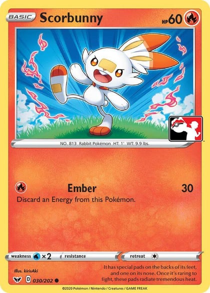 Scorbunny (Library Exclusive), Miscellaneous Cards & Products 031/202