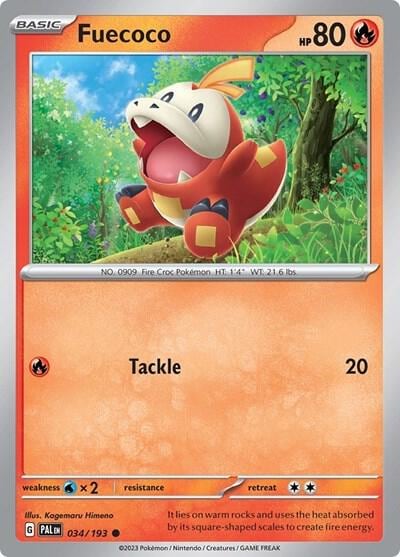 Fuecoco - 034/193 (Summer 2023 Collector Chest), Miscellaneous Cards & Products 034/193