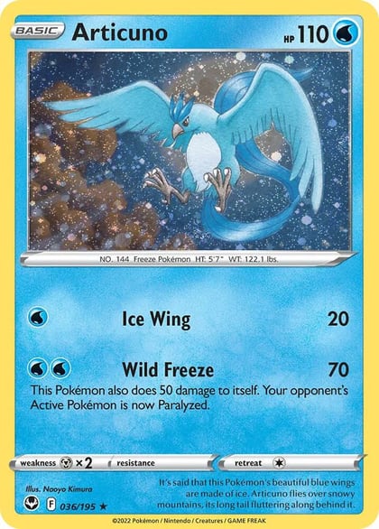 Articuno (Cosmos Holo), Miscellaneous Cards & Products 036/195