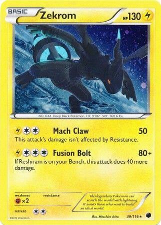 Zekrom - 39/116 (Cosmos Holo), Miscellaneous Cards & Products 039/116