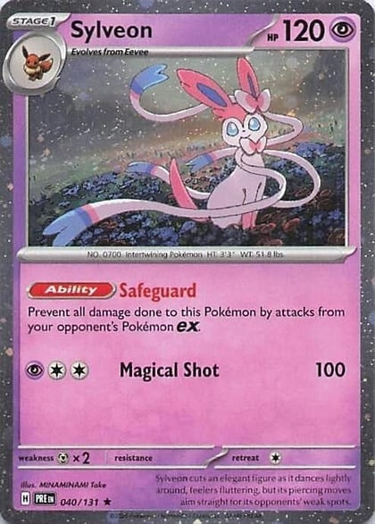 Sylveon - 040/131 (Cosmos Holo), Miscellaneous Cards & Products 040/131