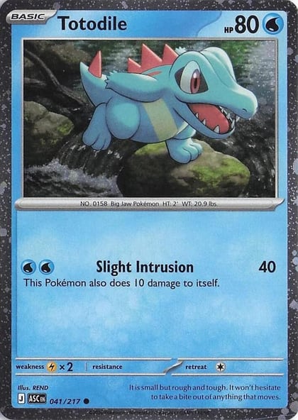 Totodile (Cosmos Holo), Miscellaneous Cards & Products 041/217