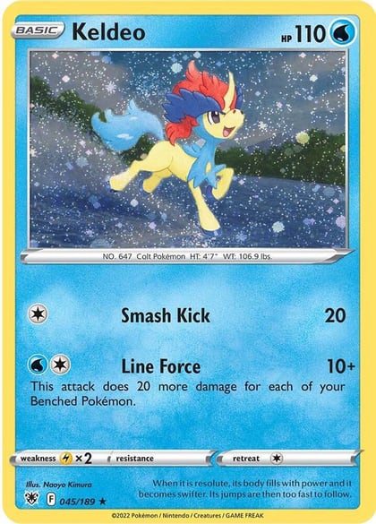Keldeo - 045/189 (Cosmos Holo), Miscellaneous Cards & Products 045/189
