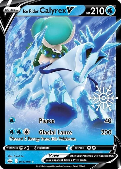 Ice Rider Calyrex V - 045/198 (Holiday Calendar), Miscellaneous Cards & Products 045/198
