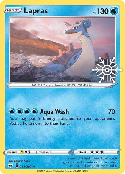 Lapras - 048/202 (Holiday Calendar), Miscellaneous Cards & Products 048/202