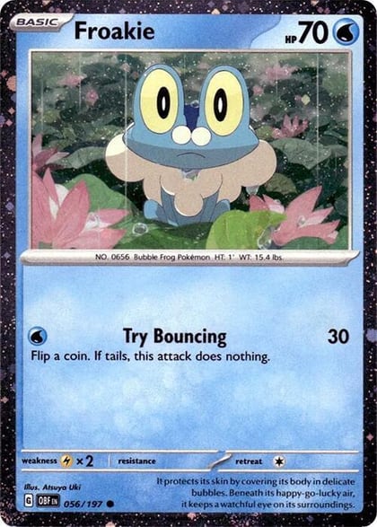 Froakie - 056/197 (Cosmos Holo), Miscellaneous Cards & Products 056/197