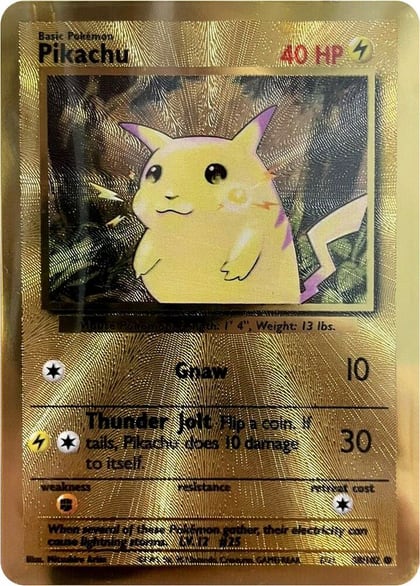 Pikachu - 58/102 (Celebrations Metal Card), Miscellaneous Cards & Products 058/102