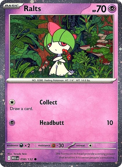 Ralts (Cosmos Holo), Miscellaneous Cards & Products 058/132