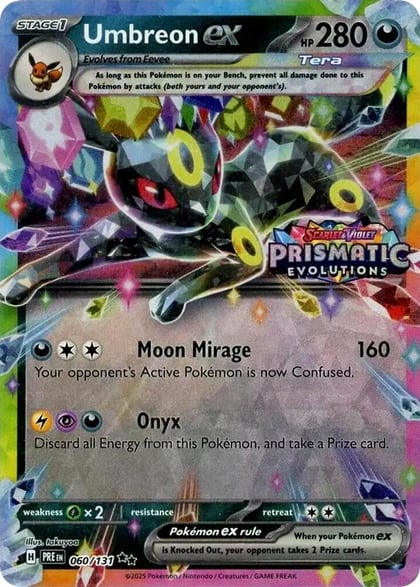 Umbreon ex - 060/131 (Prismatic Evolutions Stamp), Miscellaneous Cards & Products 060/131
