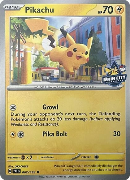 Pikachu (Rain City Showcase), Miscellaneous Cards & Products 062/193