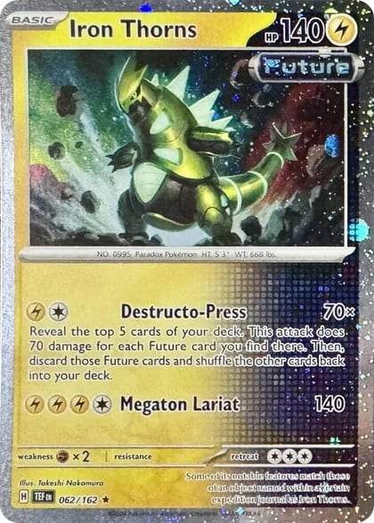 Iron Thorns - 062/162 (Cosmos Holo), Miscellaneous Cards & Products 062/162