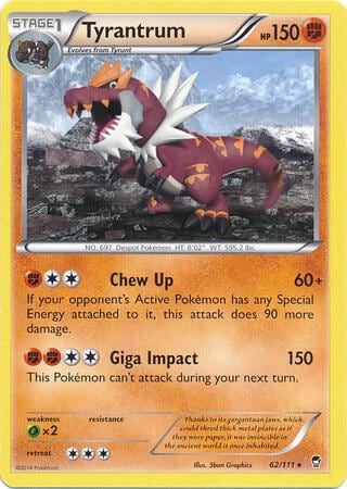 Tyrantrum - 62/111 (Cosmos Holo), Miscellaneous Cards & Products 062/111