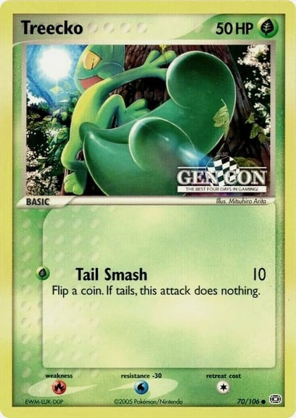 Treecko - 70/106 (GEN CON), Miscellaneous Cards & Products 070/106