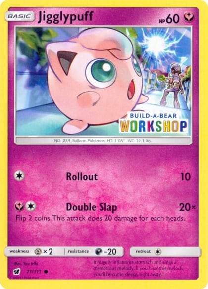 Jigglypuff - 71/111 (Build-A-Bear Workshop Exclusive), Miscellaneous Cards & Products 071/111