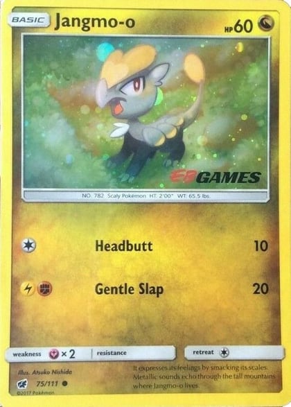 Jangmo-o - 75/111 (Cosmos Holo) (EB Games Promo), Miscellaneous Cards & Products 075/111