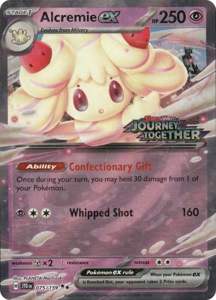 Alcremie ex (Journey Together Stamped), Miscellaneous Cards & Products 075/159
