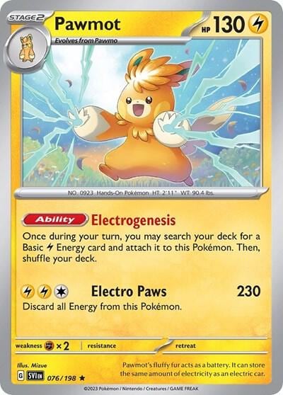 Pawmot - 076/198 (Line Holo), Miscellaneous Cards & Products 076/198