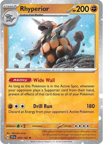 Rhyperior - 76/142 (Cosmos Holo), Miscellaneous Cards & Products 076/142