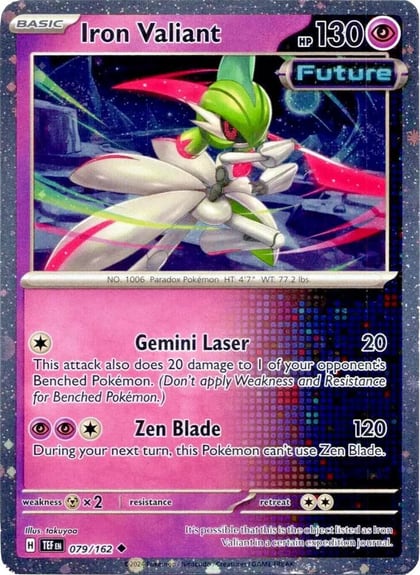 Iron Valiant - 079/162 (Cosmos Holo), Miscellaneous Cards & Products 079/162