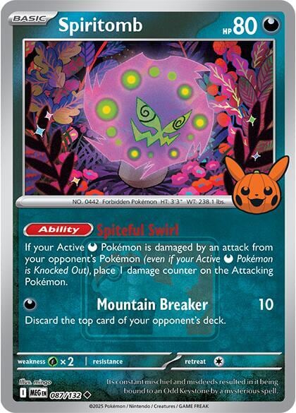 Spiritomb - 087/132 (Pokeween 2025), Miscellaneous Cards & Products 087/132