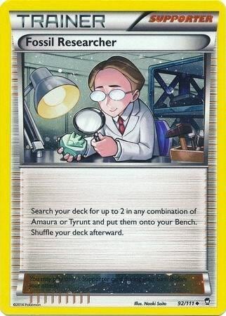 Fossil Researcher - 92/111 (Cosmos Holo), Miscellaneous Cards & Products 092/111