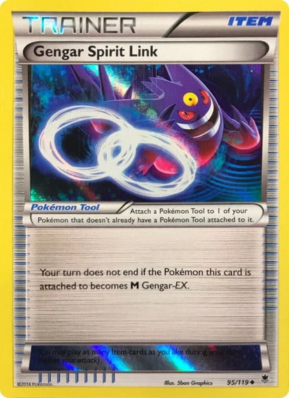 Gengar Spirit Link - 95/119 (Alternate Holo) (Gamestop Exclusive), Miscellaneous Cards & Products 095/119