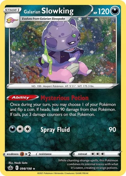 Galarian Slowking (Cosmos Holo), Miscellaneous Cards & Products 098/198