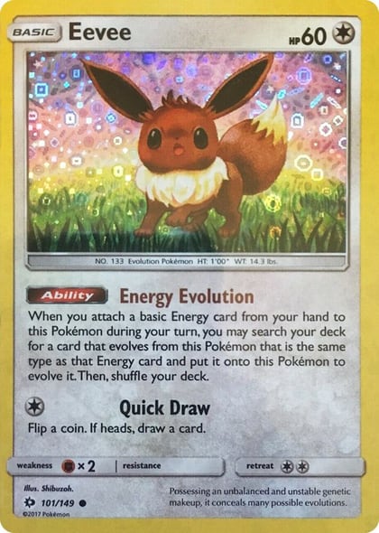 Eevee - 101/149 (General Mills Promo), Miscellaneous Cards & Products 101/149