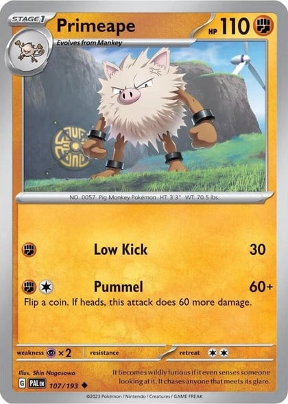 Primeape - 107/193 (Cosmos Holo), Miscellaneous Cards & Products 107/193