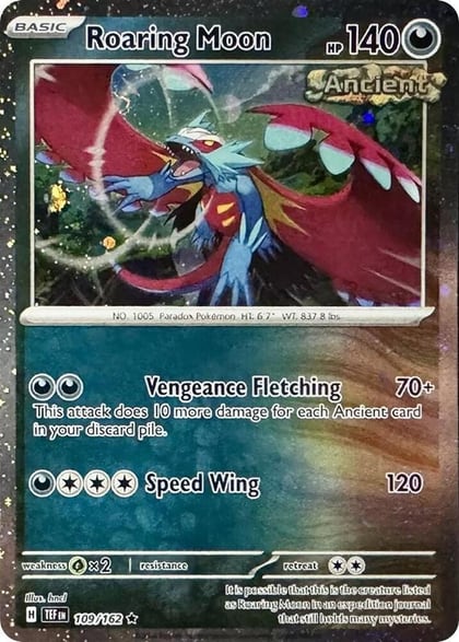 Roaring Moon - 109/162 (Cosmos Holo), Miscellaneous Cards & Products 109/162