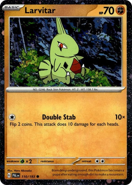 Larvitar - 110/193 (Cosmo Foil), Miscellaneous Cards & Products 110/193