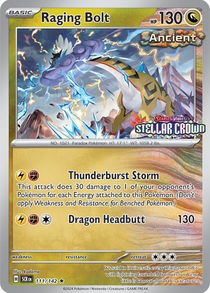 Raging Bolt (Cosmo Holo) (Best Buy), Miscellaneous Cards & Products 111/142