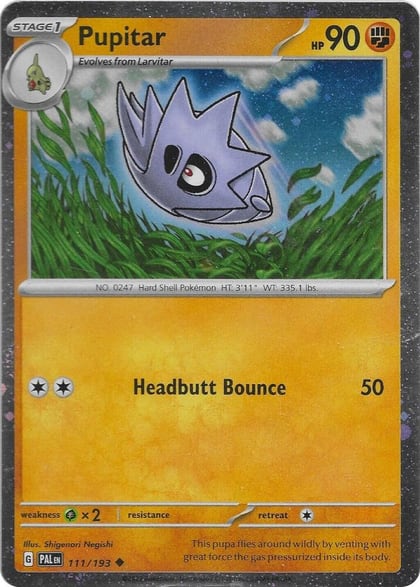 Pupitar - 111/193 (Cosmo Foil), Miscellaneous Cards & Products 111/193