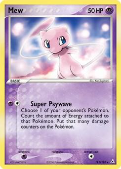Mew - 111/110 (Non-Holo DVD Promo), Miscellaneous Cards & Products 111/110