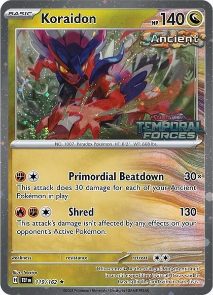 Koraidon - 119/162 (European Promo), Miscellaneous Cards & Products 119/162