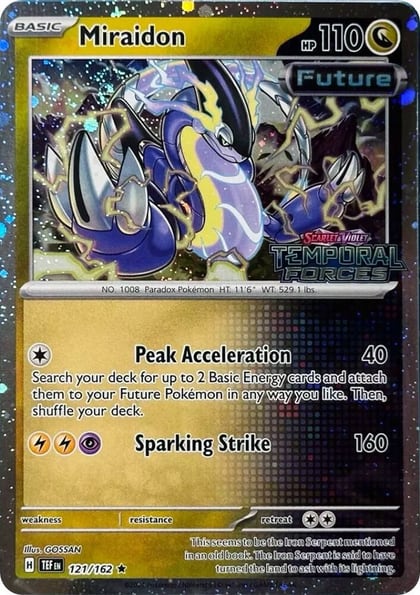 Miraidon - 121/162 (Cosmos Holo) (Best Buy), Miscellaneous Cards & Products 121/162
