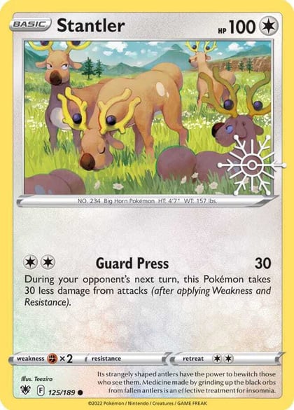 Stantler - 125/189 (Holiday Calendar), Miscellaneous Cards & Products 125/189