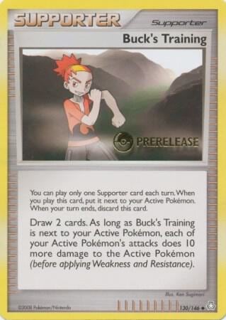 Buck's Training - 130/146 (Prerelease), Miscellaneous Cards & Products 130
