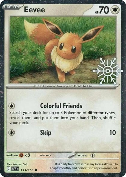 Eevee (Holiday Calendar), Miscellaneous Cards & Products 133/165