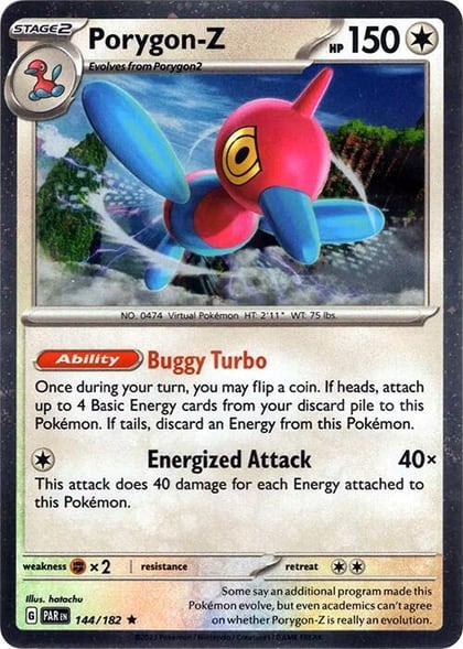 Porygon-Z - 144/182 (Cosmos Holo), Miscellaneous Cards & Products 144/182