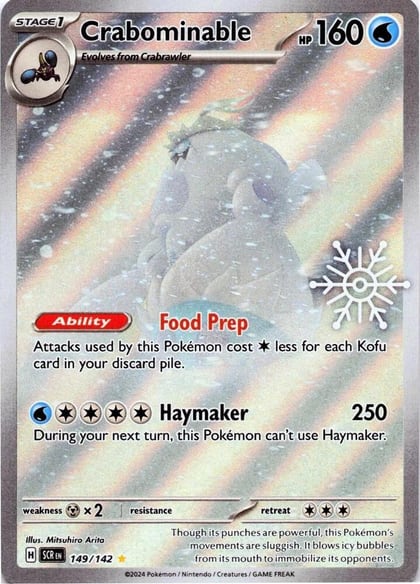 Crabominable - 149/142 (Holiday Calendar), Miscellaneous Cards & Products 149/142