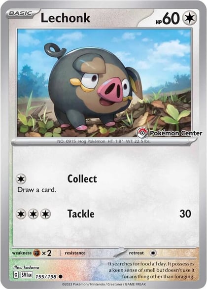 Lechonk (Pokemon Center Exclusive), Miscellaneous Cards & Products 155/198