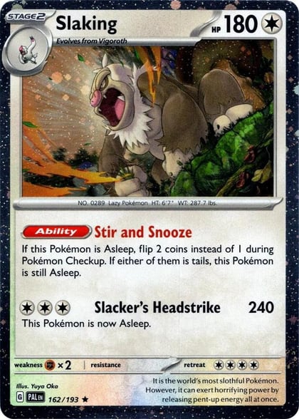 Slaking (Cosmos Holo), Miscellaneous Cards & Products 162/193
