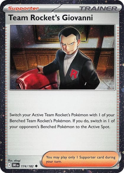 Team Rocket's Giovanni (Cosmos Holo), Miscellaneous Cards & Products 174/182
