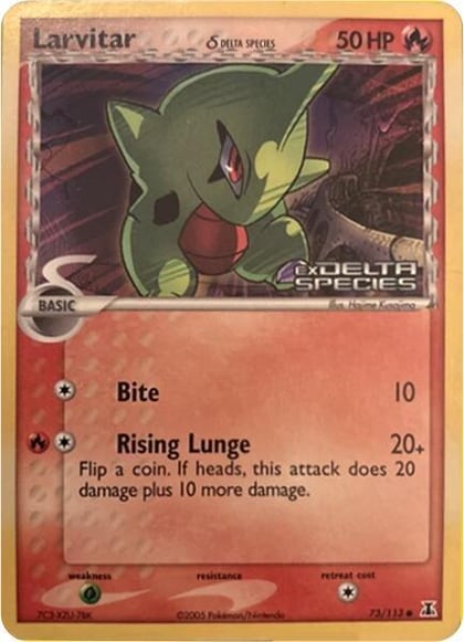 Larvitar (Delta Species Stamp), Miscellaneous Cards & Products 73/113