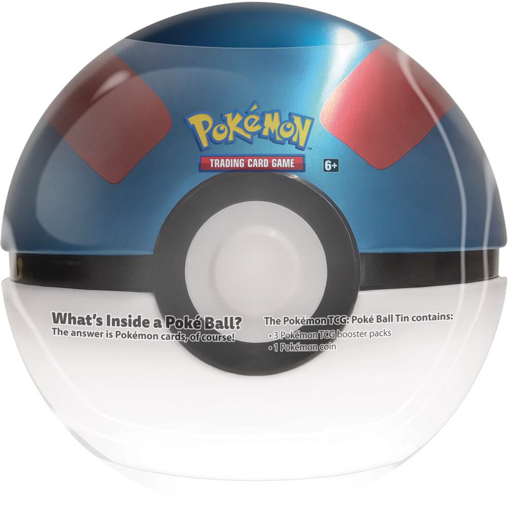 Pokemon - Poke Ball Tin - Great Ball, Miscellaneous Cards & Products P198519
