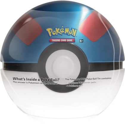 Pokemon - Poke Ball Tin - Great Ball, Miscellaneous Cards & Products P198519